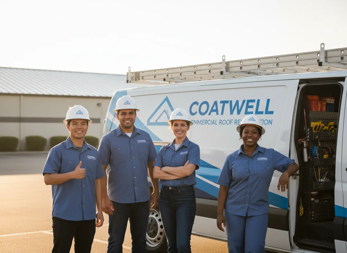 Commercial roof coating company in Wood, SD